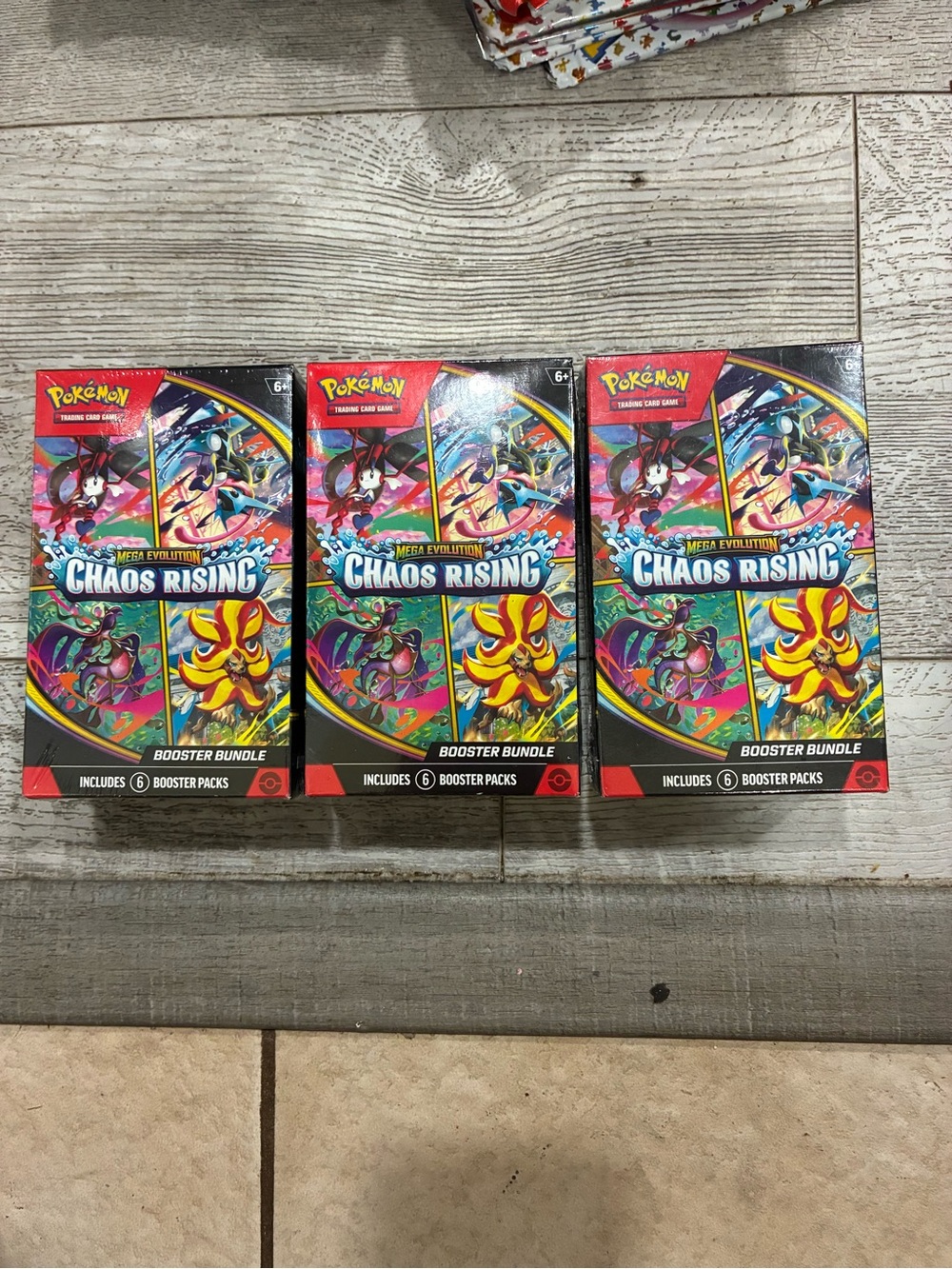 3x Chaos Rising Booster Bundle - Brand - Multicolor